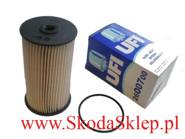 Filtr paliwa Skoda Octavia II Superb II Yeti TDI -Ufi 3C0127434