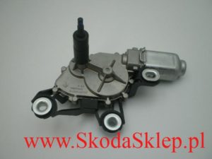 Silnik napędu wycieraczki tył Skoda Fabia II Combi oryginał 5J9955711A