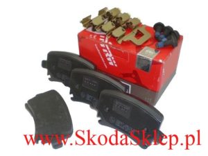Klocki hamulcowe tył Skoda Octavia II, Superb II, Yeti do tarcz 260mm, 282 mm - TRW 1K0698451G