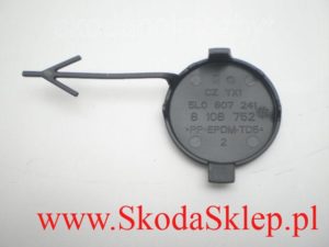 Zaślepka miejsca na hak w zderzaku Skoda Yeti oryginał 5L0807241