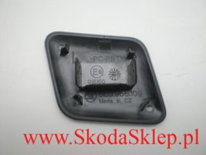 Zaślepka lewa spryskiwacza reflektora Skoda Yeti oryginał 5L0955109
