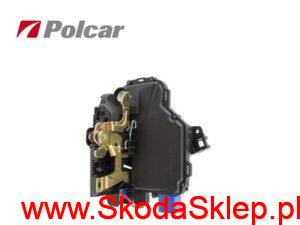 Zamek drzwi Skoda Fabia II, Roomster przód prawy - 5J1837016 Polcar