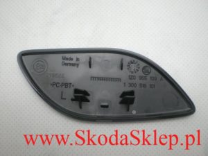 Zaślepka lewa spryskiwacza reflektora Skoda Octavia II po 2009r oryginał 1Z0955109A