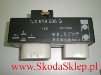 Sterownik, przekażnik wentylatorów Skoda Octavia I 1J0919506G
