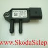 Czujnik różnicy ciśnień w filtrze cząstek stałych Skoda Octavia II -Bosch 059906051A