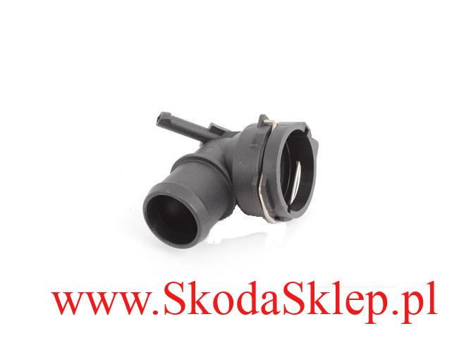 Króciec, złacze chłodnicy Skoda Octavia II 1,9tdi 2,0tdi -oryginał 1K0122291BA