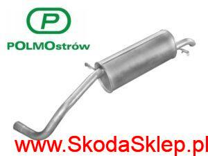 Tłumik końcowy Skoda Fabia I 1,4 kombi, sedan - 6Y9253609 Polmo