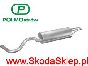 Tłumik końcowy Skoda Octavia I 1,4 16v 1,6 AEE - 1J5253609EA Polmo