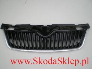 Atrapa, kratka wlotu powietrza, osłona chłodnicy Skoda Fabia II, Roomster po 2010 5J0853668CB