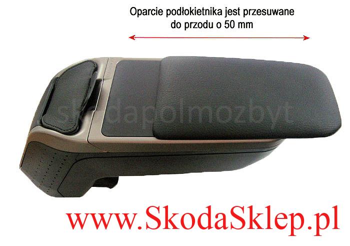 Podłokietnik Armster II Skoda Fabia III 2014 - szary - obrazek 4