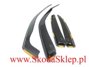 Owiewki Skoda Superb II przód i tył Heko28332