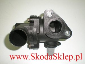 Termostat kompletny + obudowa Skoda Fabia I 1,4MPI 047121111S