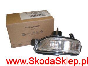 Kierunkowskaz, migacz lusterka Skoda Fabia III, Rapid lewy - oryginał 6V0949101
