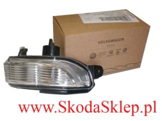 Kierunkowskaz lusterka Skoda Fabia III, Rapid prawy -oryginał 6V0949102