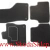Dywaniki welurowe czarne Skoda Octavia III