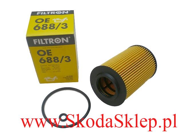 Filtr oleju Skoda Kodiaq, Octavia III, Rapid, Superb III 1,6Tdi 2,0Tdi -Filtron 03N115562