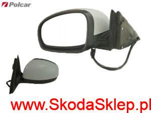 5J1857507E kopia Lusterko lewe sterowane elektryczne Skoda Roomster - 5J0857507A Polcar