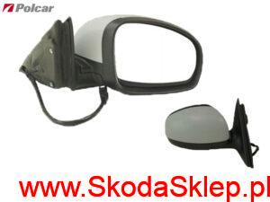 Lusterko prawe sterowane elektryczne Skoda Roomster - 5J0857508A Polcar