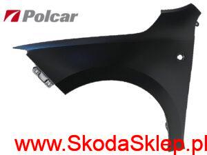 Błotnik Skoda Rapid przód lewy - 5JA821021C Polcar