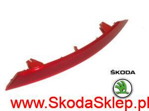 5JJ945105 Listwa odblaskowa zderzaka Skoda Rapid tył lewa - oryginał 5JJ945105