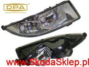 Lampa halogenu, reflektor przeciwmgłowy Skoda Fabia II Roomster prawa - DPA 5J0941702B