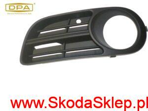6059_1526473898_6y0853665f_rk Zaślepka zderzaka, ramka halogenu Skoda Fabia I po 2004 lewa - 6Y0853665F DPA