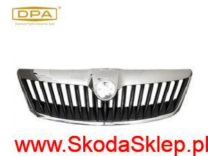 Atrapa, kratka wlotu powietrza, osłona chłodnicy Skoda Octavia II model po 2009 r. - 1Z0853669B DPA