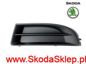 6178_1513694496_1z0807368B_rki kopia Zaślepka zderzaka Skoda Octavia II po 2009 r. lewa - oryginał 1Z0807367B