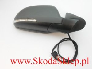 Lusterko zewnętrzne prawe do lakierowania Skoda Octavia II po 2008r 1Z1857508M