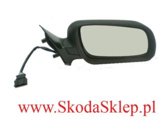 Lusterko prawe sterowane elektrycznie obudowa do malowania Skoda Octavia I 1U1857502D