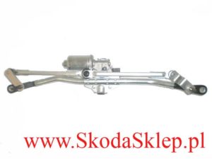Silnik + mechanizm napędu wycieraczek przód Skoda Fabia II, Roomster 5J1955605