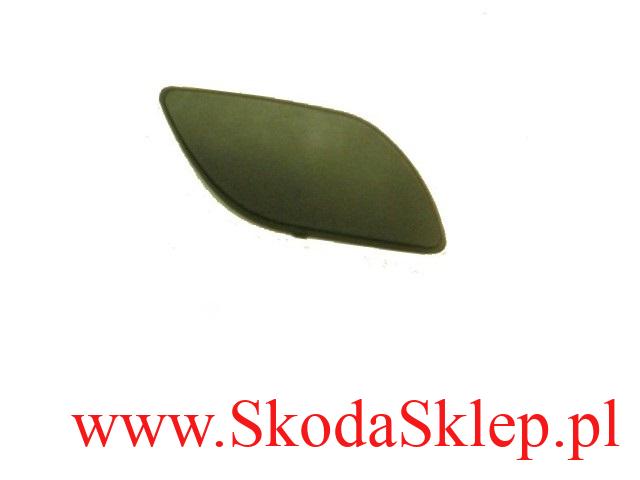 Zaślepka prawa spryskiwacza reflektora Skoda Octavia II po 2009r 1Z0955110A