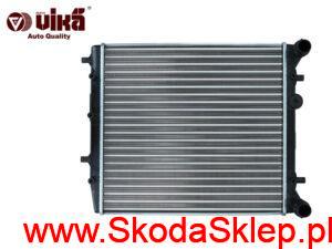 6Q0121253AE (2) Chłodnica silnika Skoda Fabia do 2015 r. i Roomster 6Q0121253AE - AQ Vika