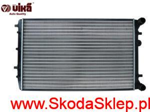 Chłodnica silnika Skoda Fabia, Roomster z klimatyzacją - 6Q0121253R AQ Vika