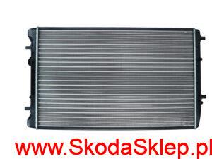 Chłodnica silnika Skoda Fabia, Roomster z klimatyzacją - 6Q0121253R AQ Vika