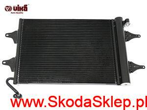 Chłodnica, skraplacz klimatyzacji Skoda Fabia, Roomster - 6Q0820411J AQ Vika
