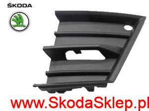 Zaślepka zderzaka Skoda Fabia III lewa - oryginał 6V0853665