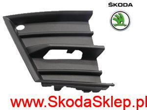6V0853666 Zaślepka zderzaka Skoda Fabia III prawa - oryginał 6V0853666