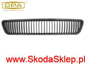 Kratka, atrapa środkowa zderzaka Skoda Fabia I po 2004 r. - 6Y0853677D DPA