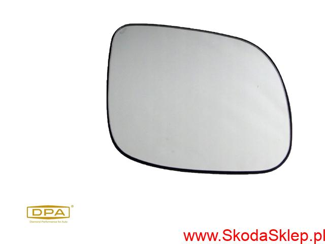 Szkło, wkład lusterka Skoda Fabia I prawe 6Y1857522C/Z