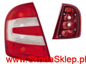 Lampa Skoda Fabia I hatchback po 2004r. tył lewa - Depo 6Y6945111C