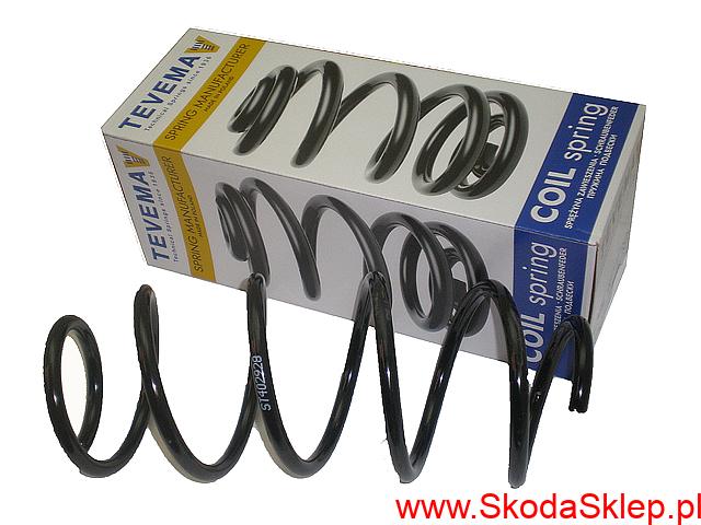 Sprężyna zawieszenia przód Skoda Octavia I 1,8 1,9D 2,0 - Tevema 1J0411105BG