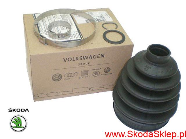 6q0498203o_rk Osłona przegubu zewnętrznego półosi Skoda Fabia, Rapid Roomster 1,4tdi -oryginał 6Q0498203A