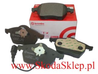 Klocki hamulcowe przód Skoda Octavia 1,8T, 1,9tdi 130KM -Brembo 8N0698151/Q