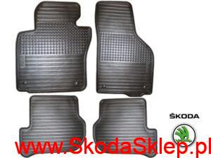 Dywaniki gumowe Skoda Octavia II - Oryginał DCC600002A