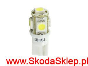 Żarówka W5W ledowa bezcokołowa biała komplet 2 szt. - LB054W M-Tech