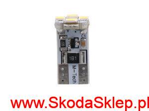 LB329W Żarówka W5W ledowa bezcokołowa biała. CanBus kpl 2 szt. LB329W M-Tech