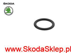 Oring, uszczelka czujnika temperatury wody, płynu chłodzącego Skoda 19,6x3,65mm - N90316802 oryginał