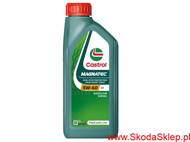 cas5w40mag1 Olej silnikowy Castrol.5W40 1 litr Magnatec