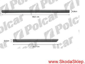 Listwy drzwi, drzwiowe Skoda Octavia I Polcar KDA300001/O